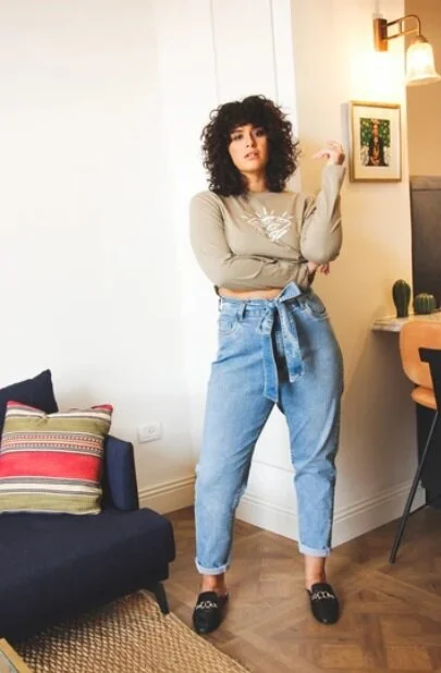 ג'ינסים במידות גדולות מהארץ