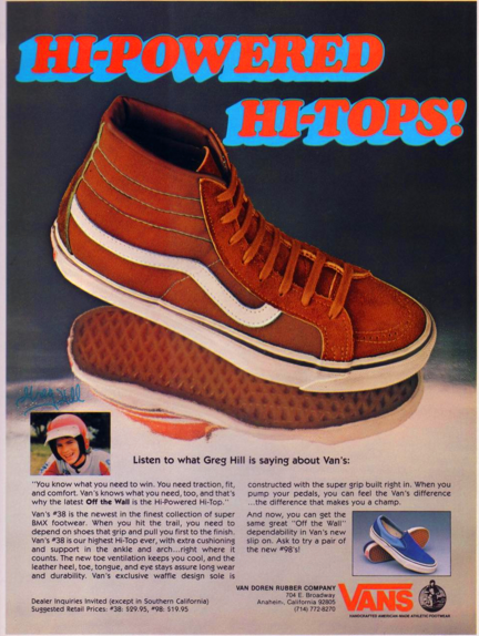 vans shoes 1979