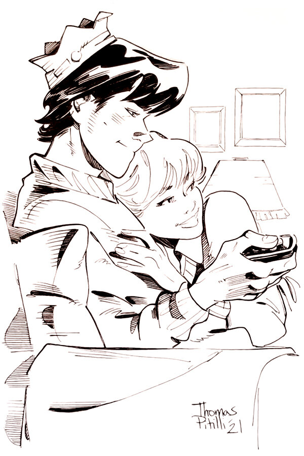 Bughead Original Ink Drawing 