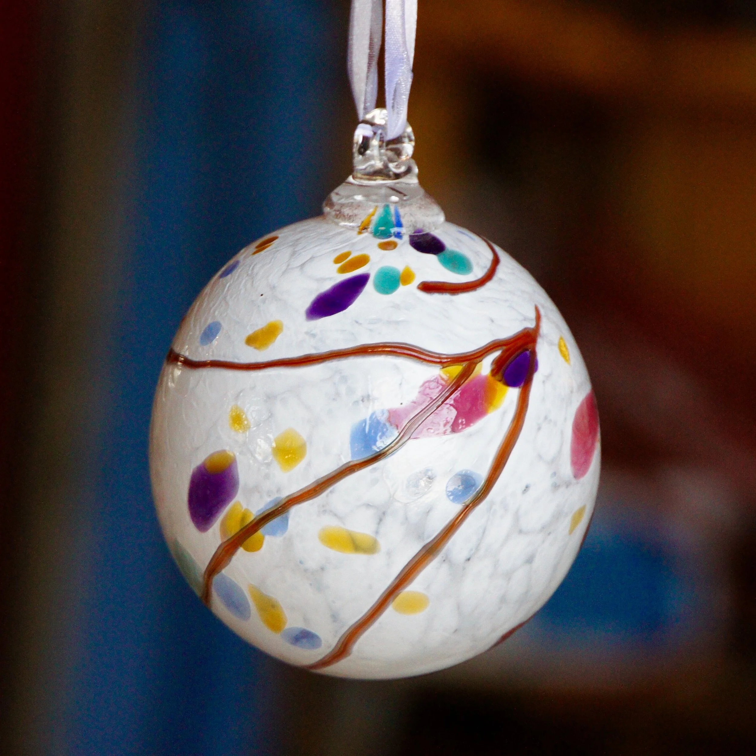 blown glass ornament it is your birthday