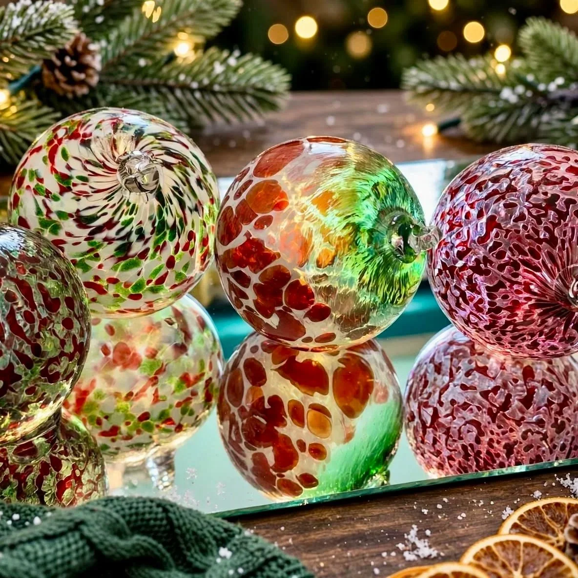 Classic Holiday Collection Blown Glass Ornament.jpg