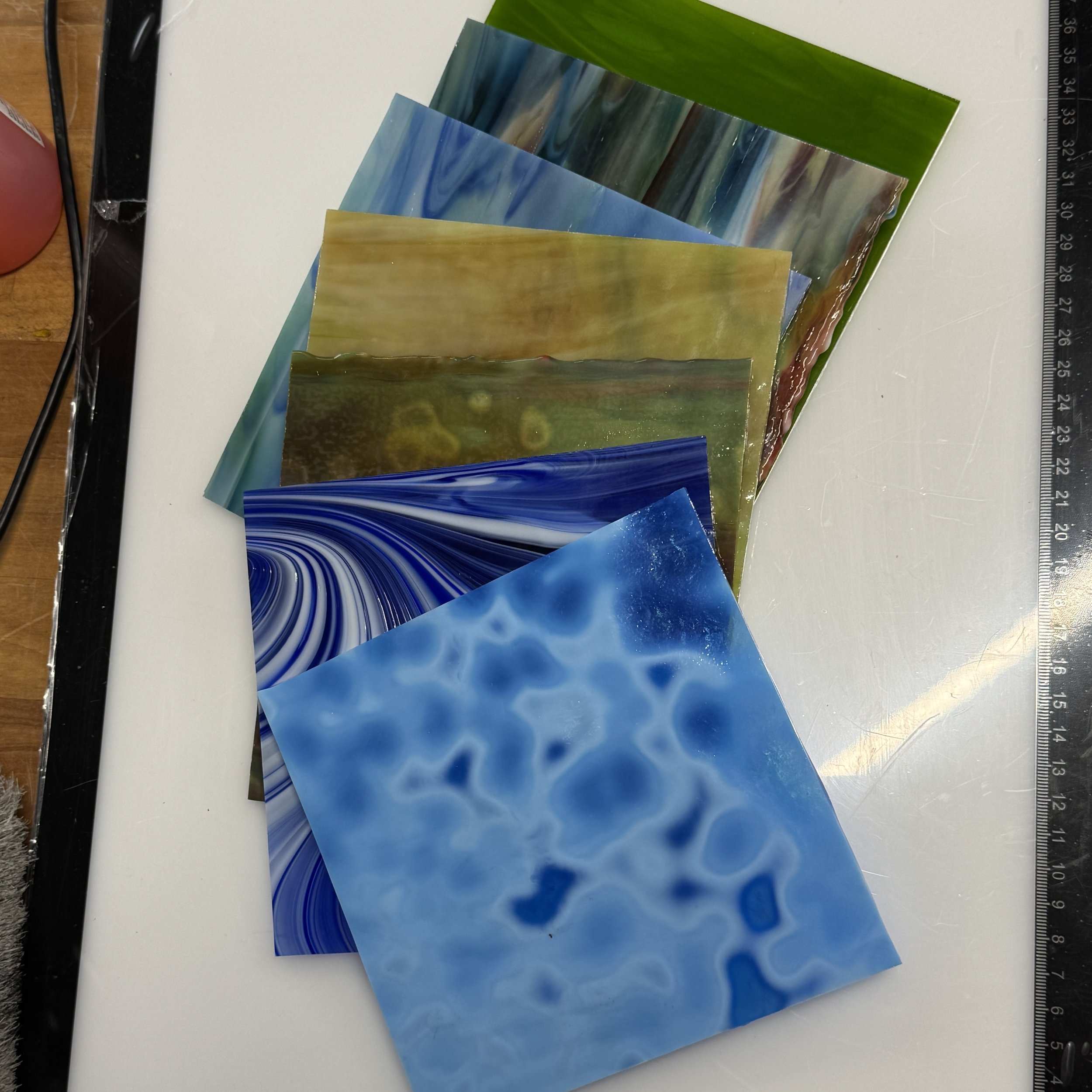 Vibrant Stained Glass Sheets Collection