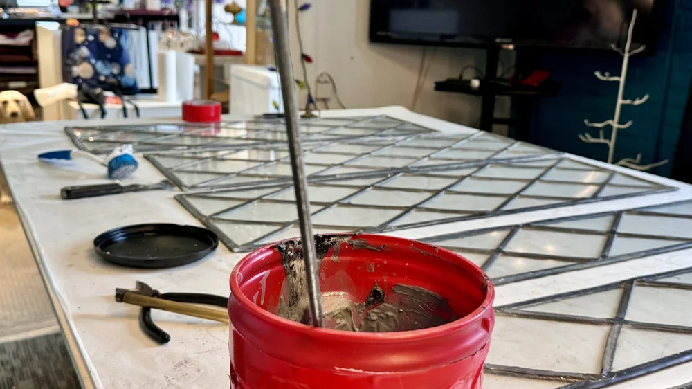 The Art of Putty Glaze for Stained Glass Windows — Conway Glass