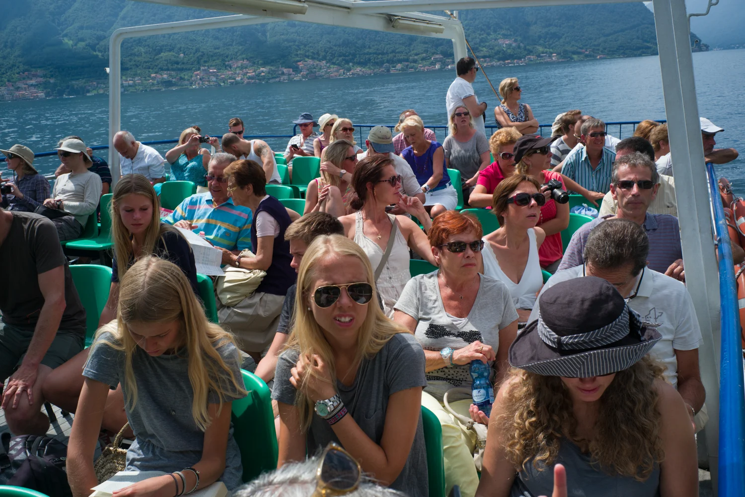 Aboard the "A. Manzoni" - Lake Como