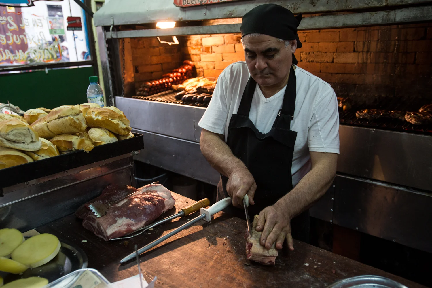 Meats & bread at Desnival - Buenos Aires