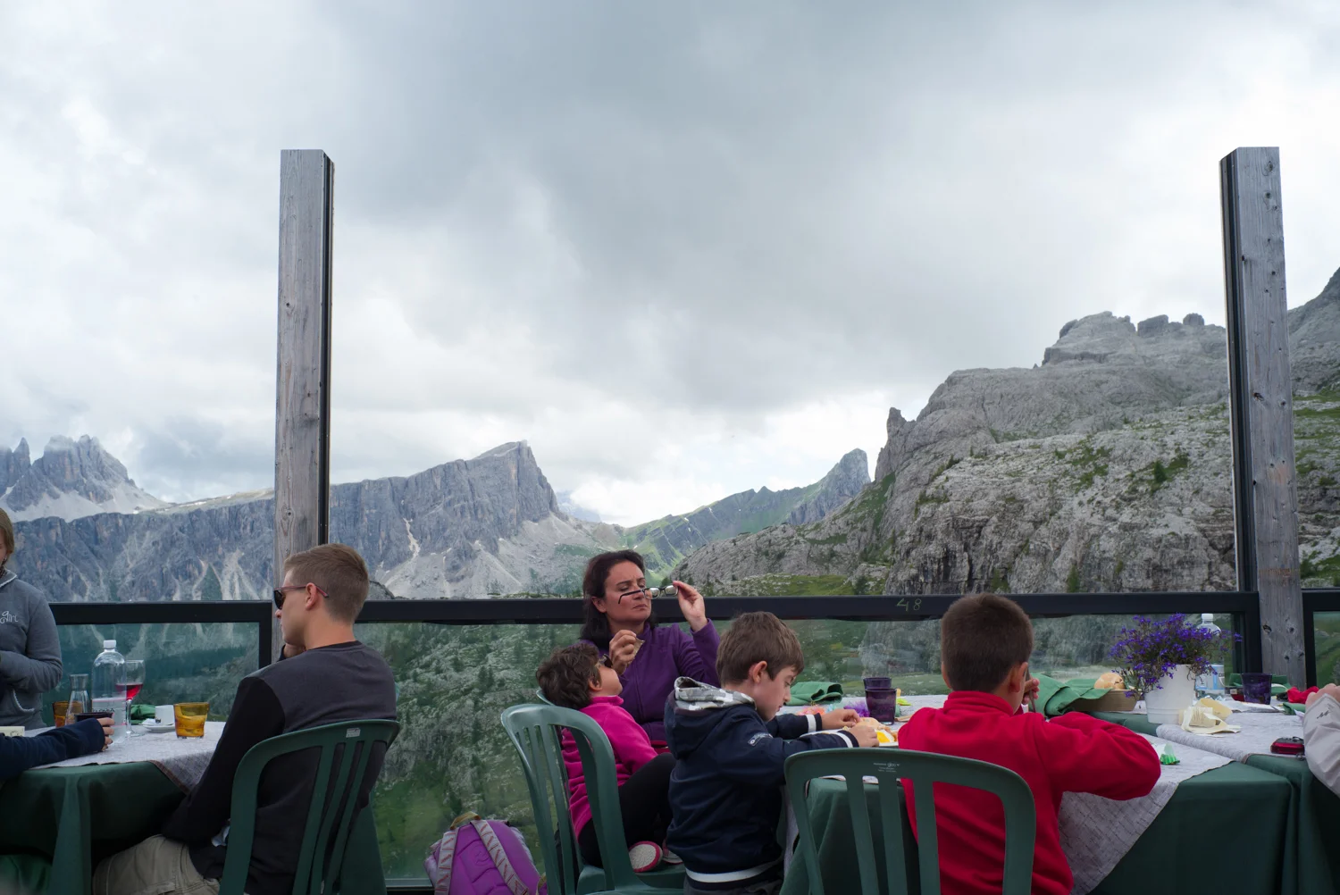Lunch at Rifugio Scoiattoli
