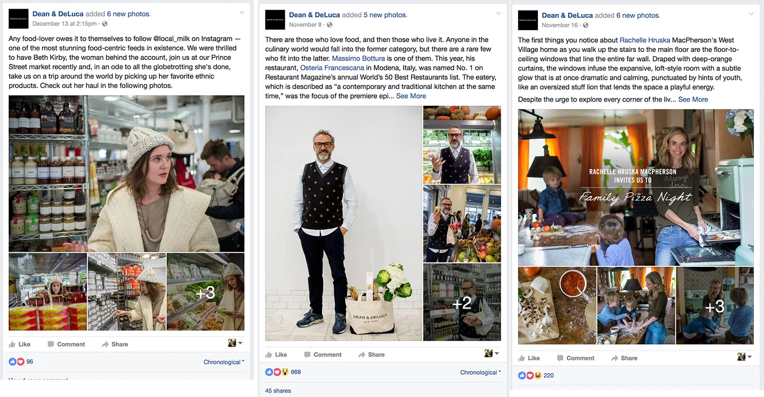 Michael Berman Food Photography - for Dean & Deluca's Chef Series for Social Media Marketing