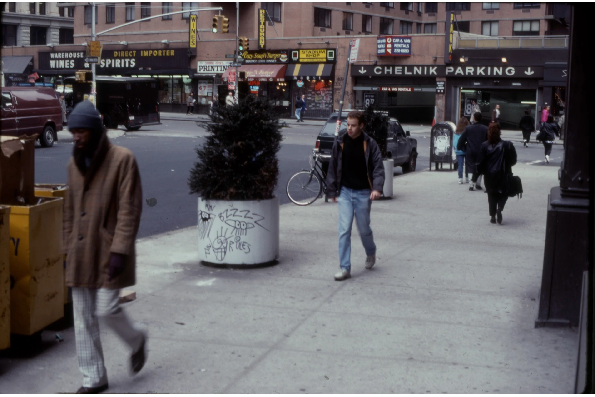 Astor Place, April 1990