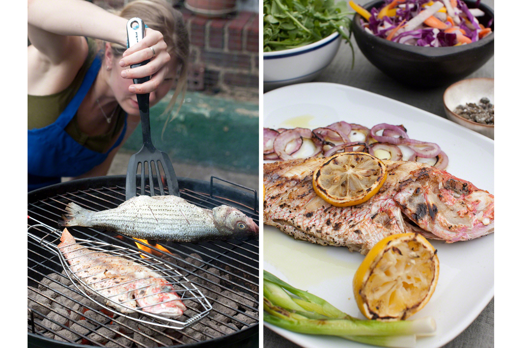 Grilling Fish, Red Snapper