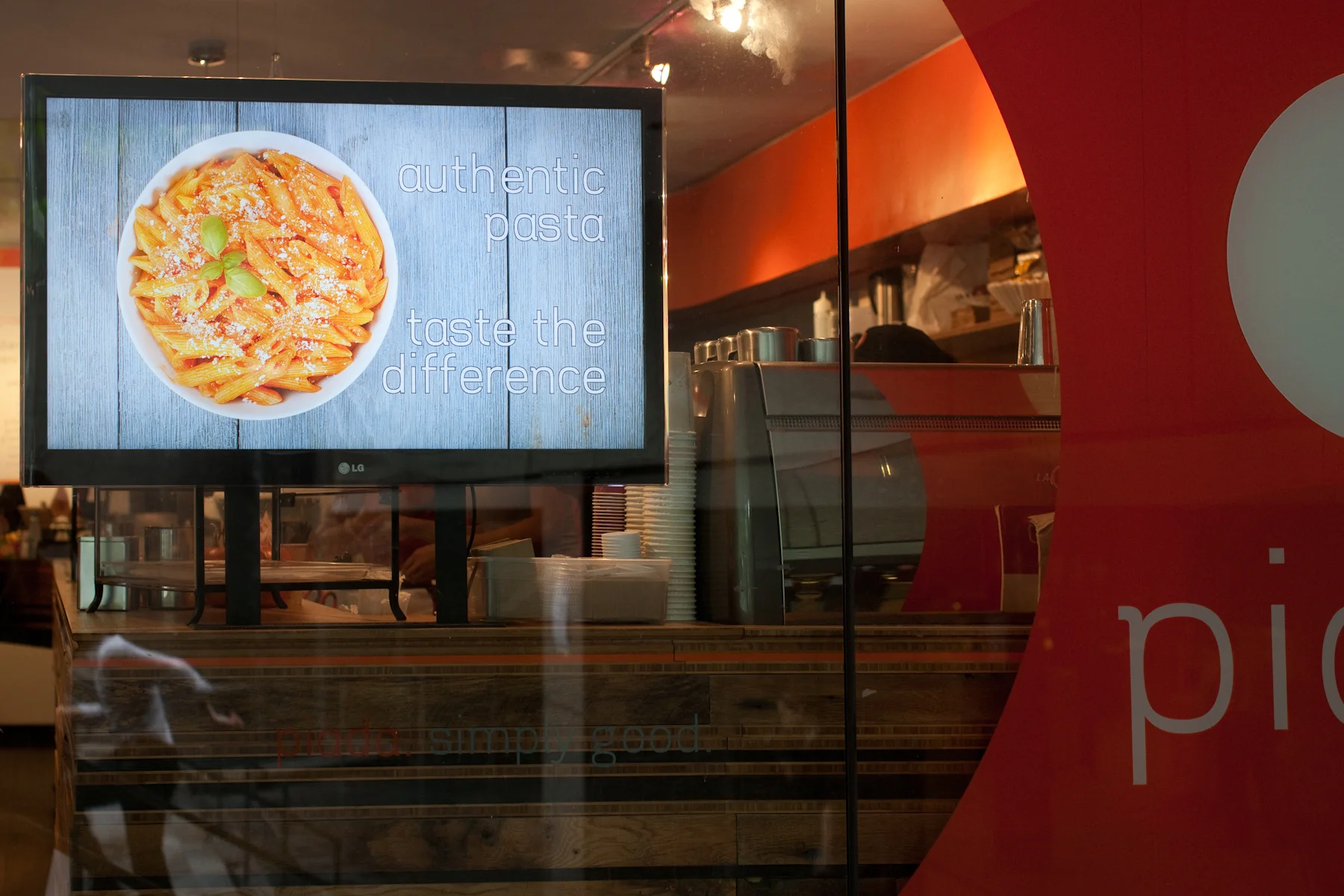 Michael Berman Food Photography - for Piada Restaurant Window Marketing Campaign and Website