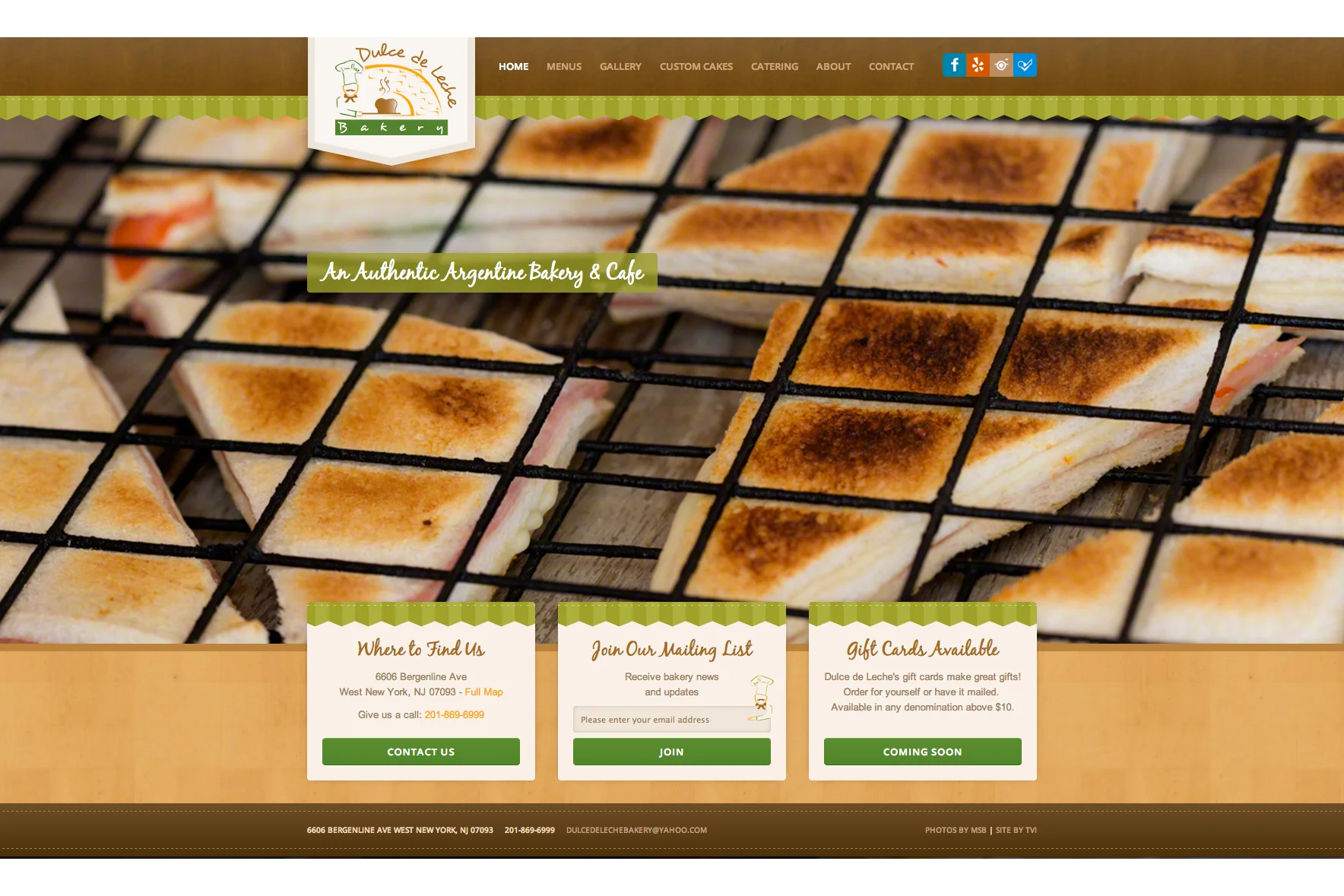 Michael Berman Food Photography - for Dulce de Leche Bakery