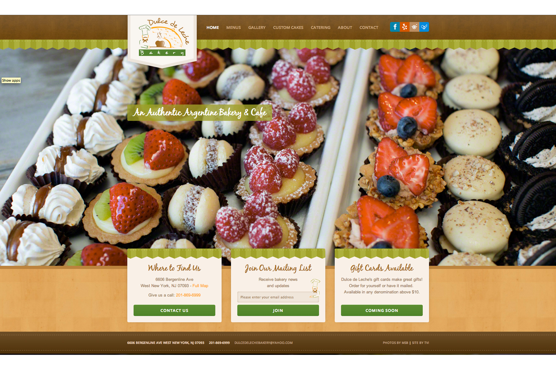 Michael Berman Food Photography - for Dulce de Leche Bakery