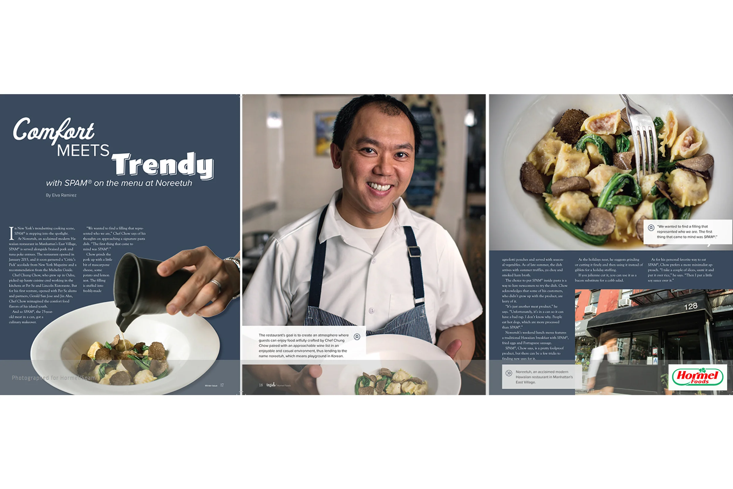Michael Berman Food Photography - for Spam Brand for Hormel Magazine