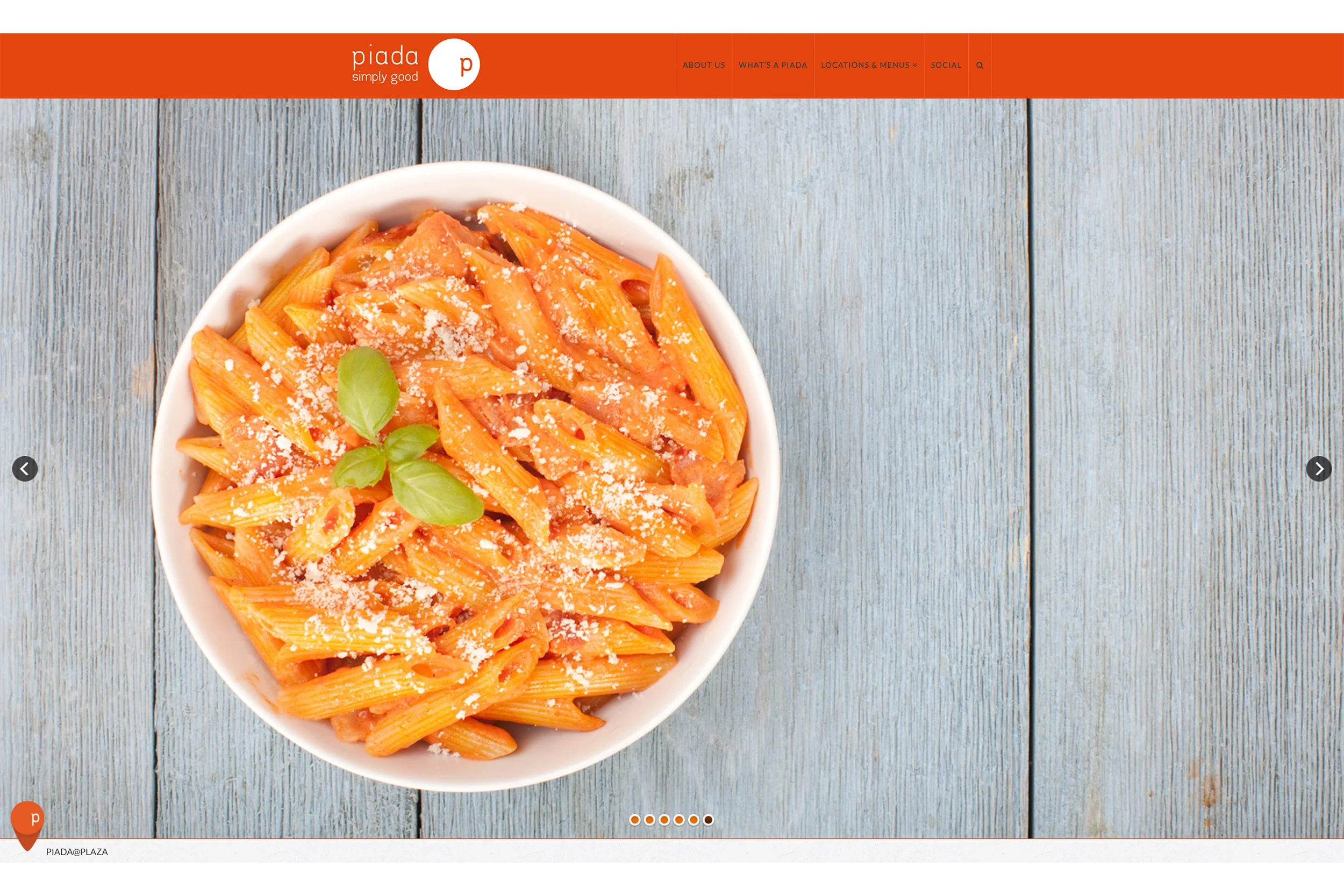 Michael Berman Food Photography - for Piada Restaurant Window Marketing Campaign and Website