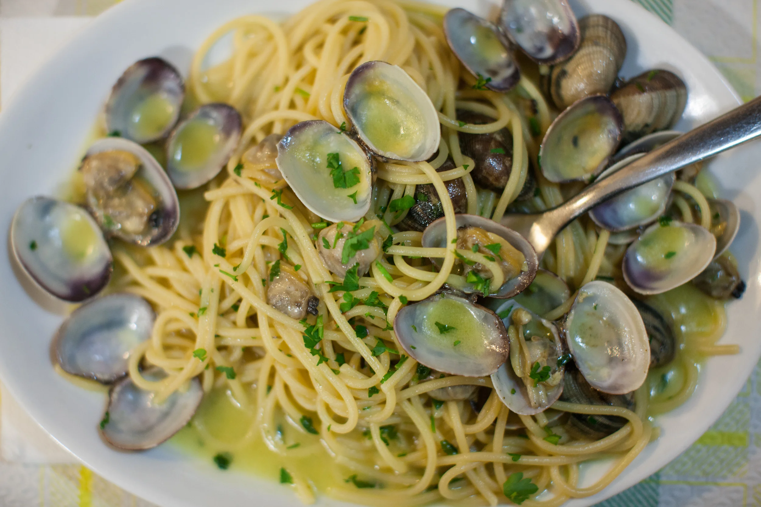Spaghetti and clams