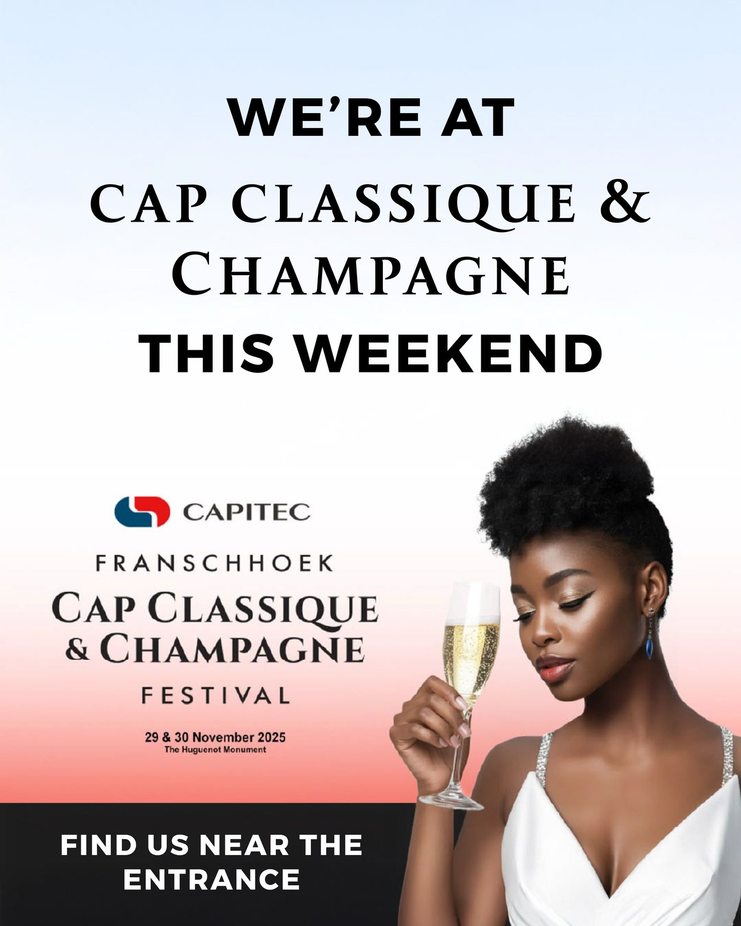 La Paris Bistro is at Cap Classique this weekend, 29 &amp; 30 November, at the Huguenot Monument in Franschhoek.

Treat yourself to delicious Canap&eacute;s that perfectly pairs with a glass of bubbly. With a variety of sweet and savoury flavours to 