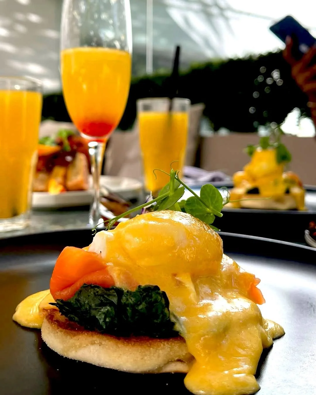 If breakfast looked like this every day, mornings would be everyone&rsquo;s favourite.

Our Eggs Benedict is a guest favourite for a reason&hellip; Perfectly poached eggs, velvety hollandaise, and balanced flavours served in a setting made for linger
