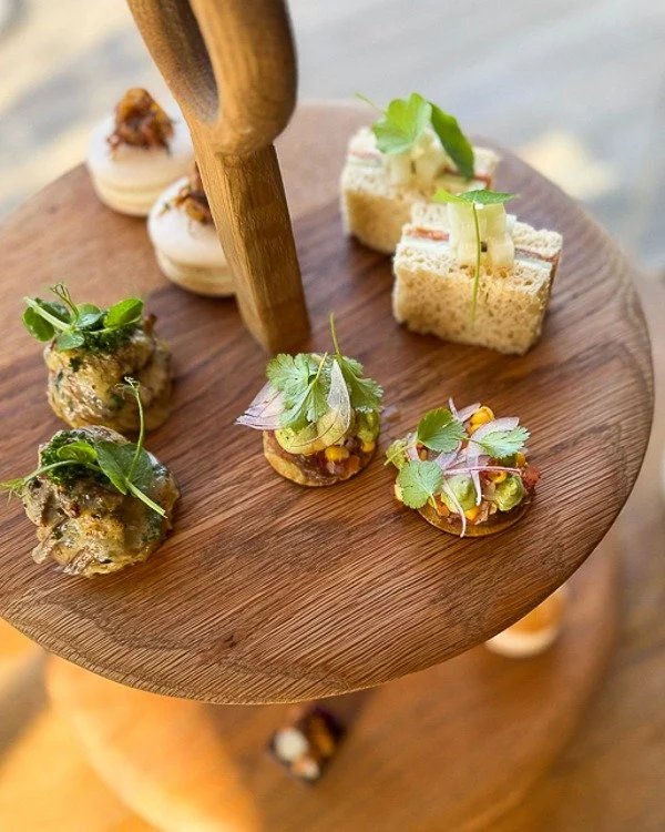A High Tea experience created to be indulgent, elegant and entirely gluten free.

Enjoy a beautifully curated selection of savoury bites and handcrafted sweets, paired with your choice of tea or coffee. Perfect for slow mornings, celebrations, or a r