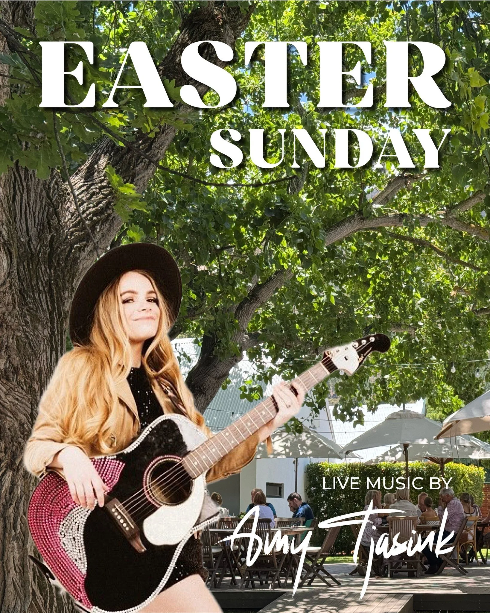 🐣EASTER SUNDAY AT LA PARIS BISTRO

Join us on Sunday, 5 April from 12:00 &ndash; 15:00 for a relaxed Easter afternoon under the trees, with live music by Amy Tjasink.

Our chefs will be serving special Easter-inspired dishes alongside our compliment