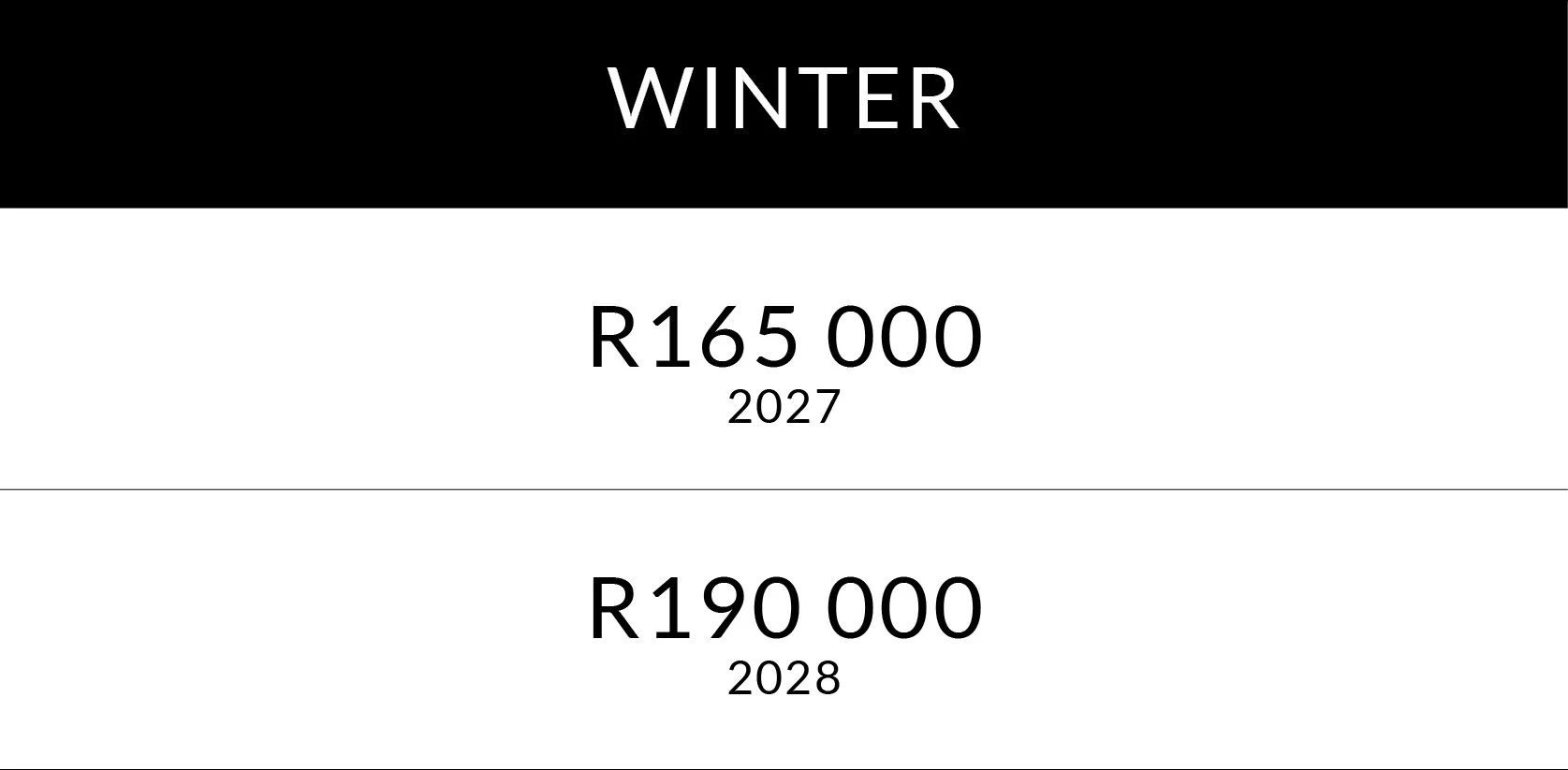 Winter Wedding Packages