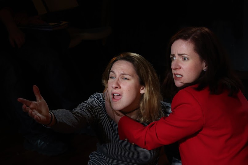 Caitlin Carbone as Hamlet and Kathy Vary as Gertrude Shealyn Jae Photography