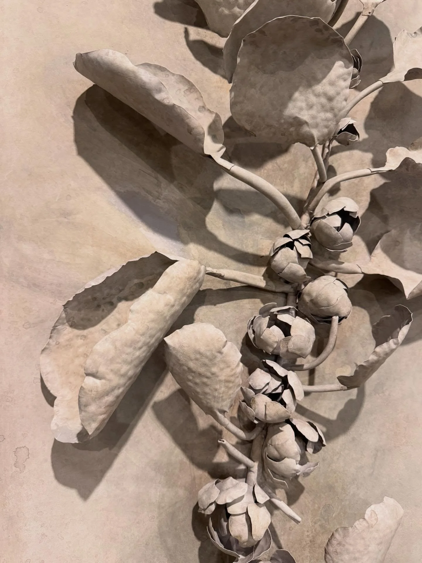 Brussel study. Zinc finish. About 78 inches.