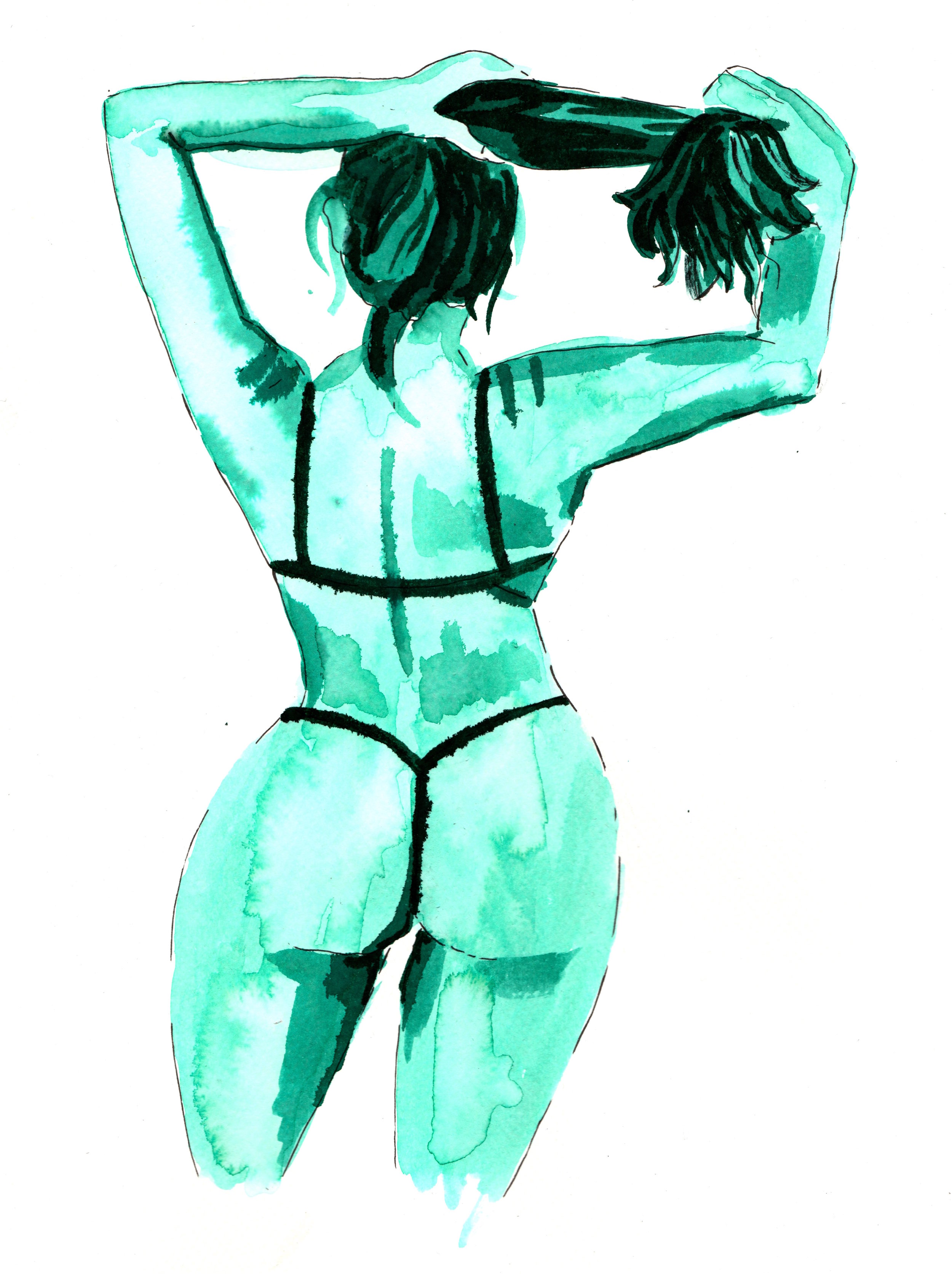 ponytail print .jpeg