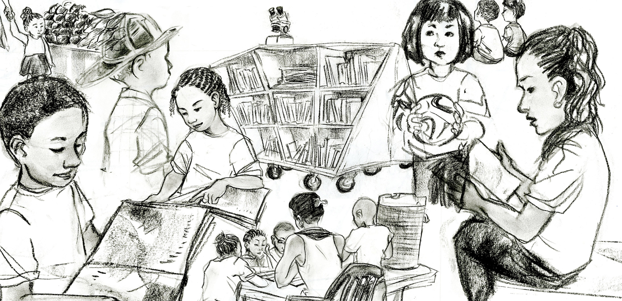 On-site drawings . Charcoal, 2014.
