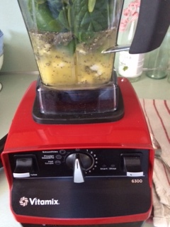 It looks better once it's blended... sort of. 