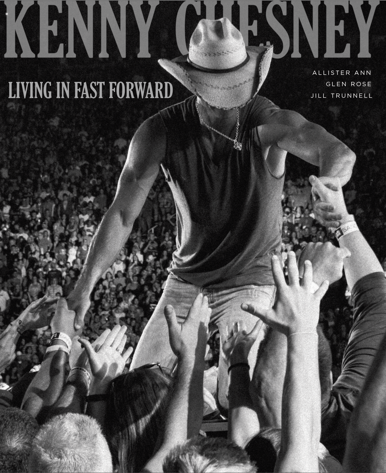 This is the cover, which shows in a nutshell what this book is about—Kenny’s incredible relationship with No Shoes Nation, his dedicated fans.