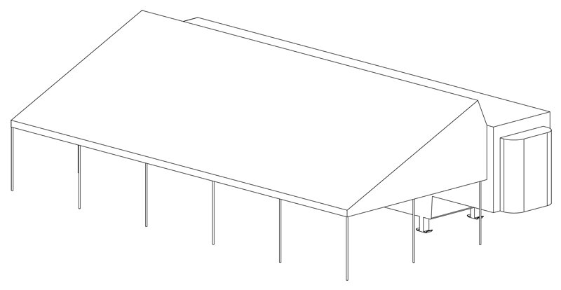 Raised Rafter Awning