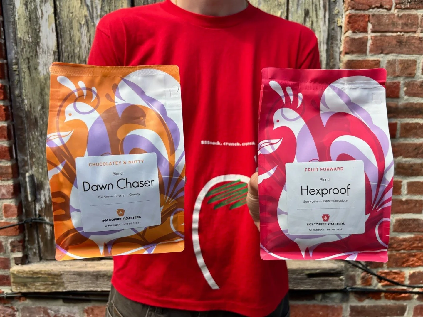 Hexproof and Dawn Chaser are back &mdash; and we've been busy.

We've refined both blends with the same berry jam and malted chocolate you love in Hexproof, and the same cashew-cherry creaminess in Dawn Chaser. Just dialed in a little tighter.

Fresh