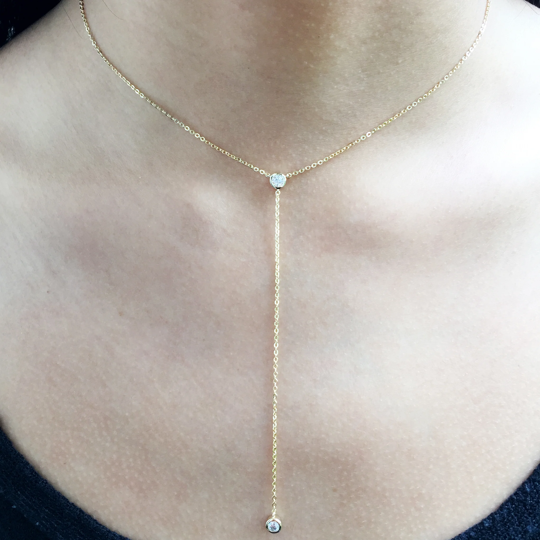 Gold Bezel Drop Necklace.jpg