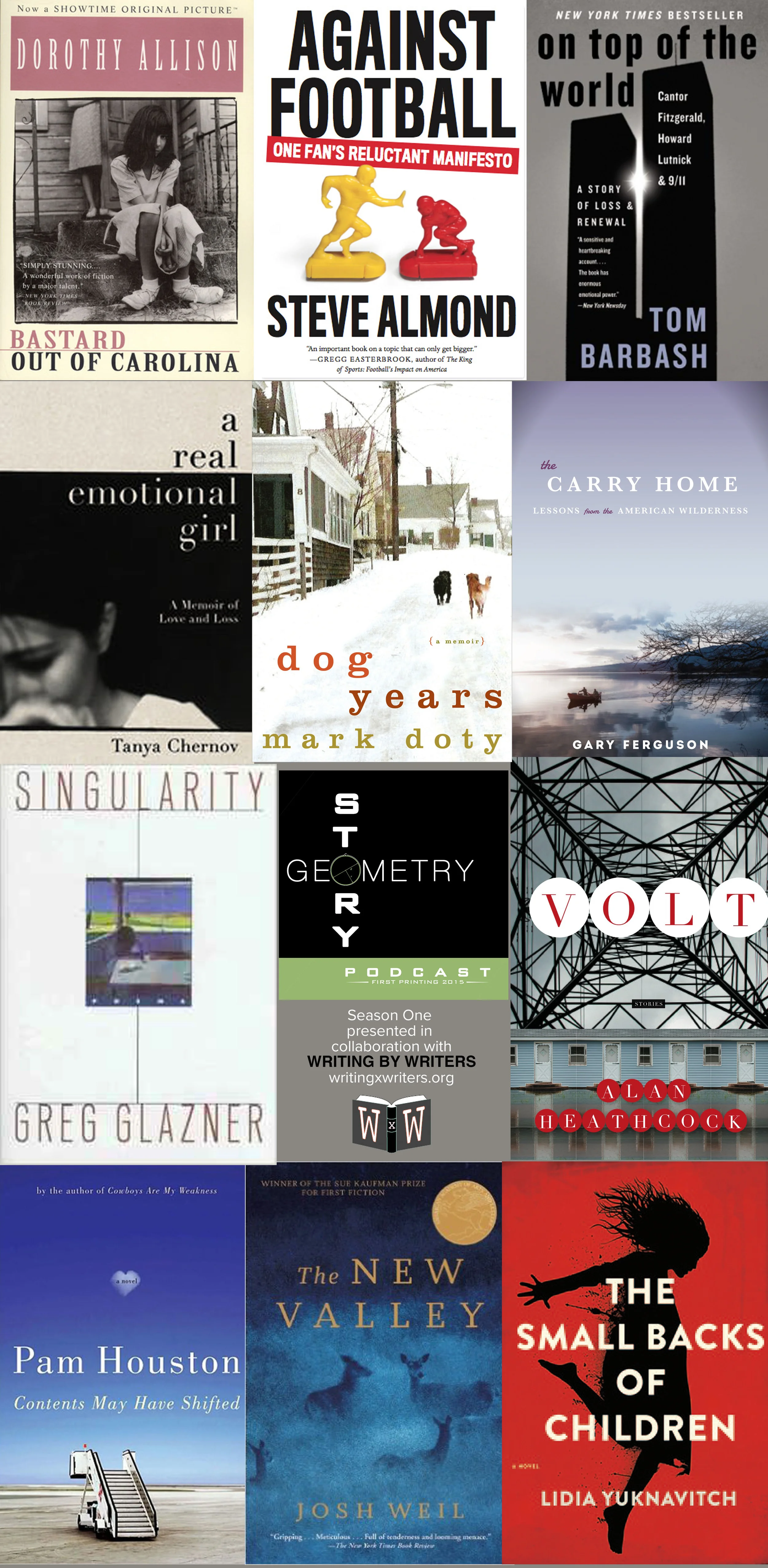 Books from Story Geometry's Season One Guests