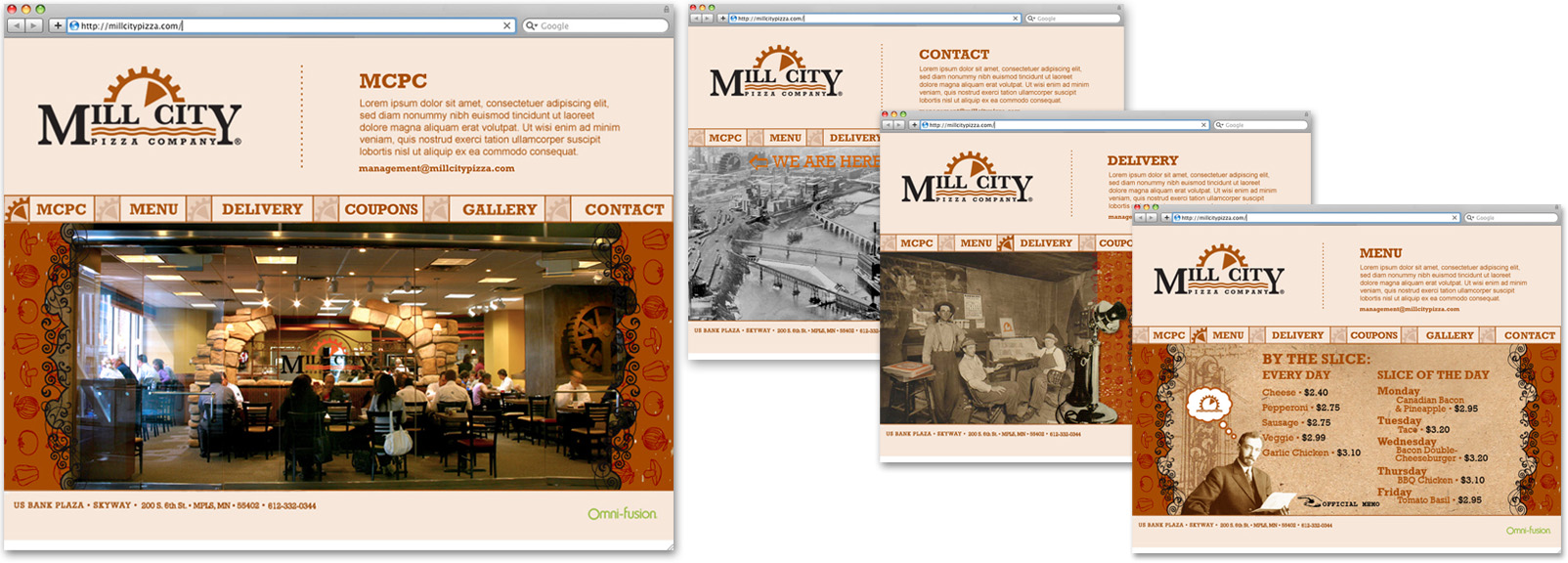 Website complete with CMS capability to quickly manage coupons, menus and promotions in realtime.