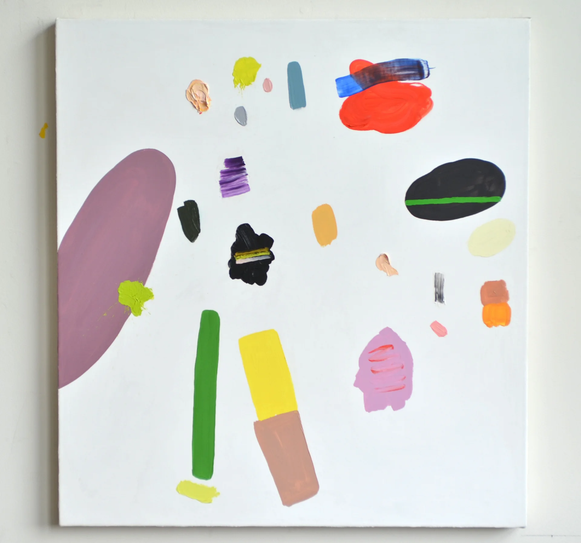 Vowel Sounds, oil on canvas, 28 x 26", 2015