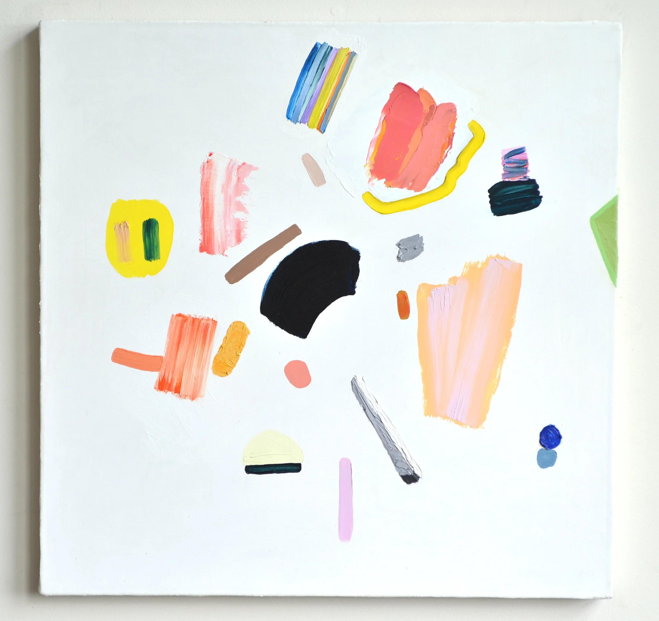 Indigo, The Color of Heaven (In Memory of Oliver Sacks), oil on canvas, 24 x 24", 2015