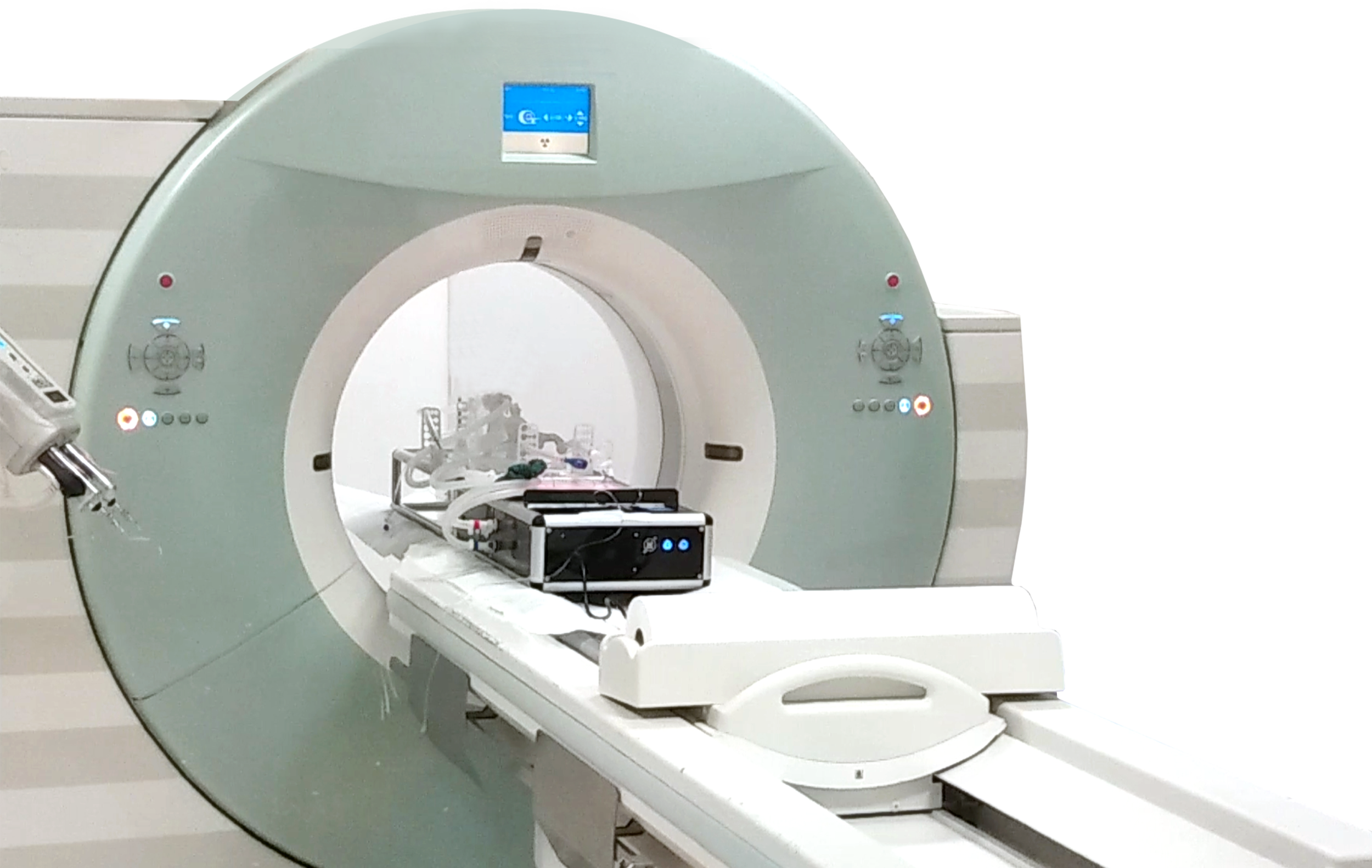 Strömungstest Flowobx + Extension Unit im CT