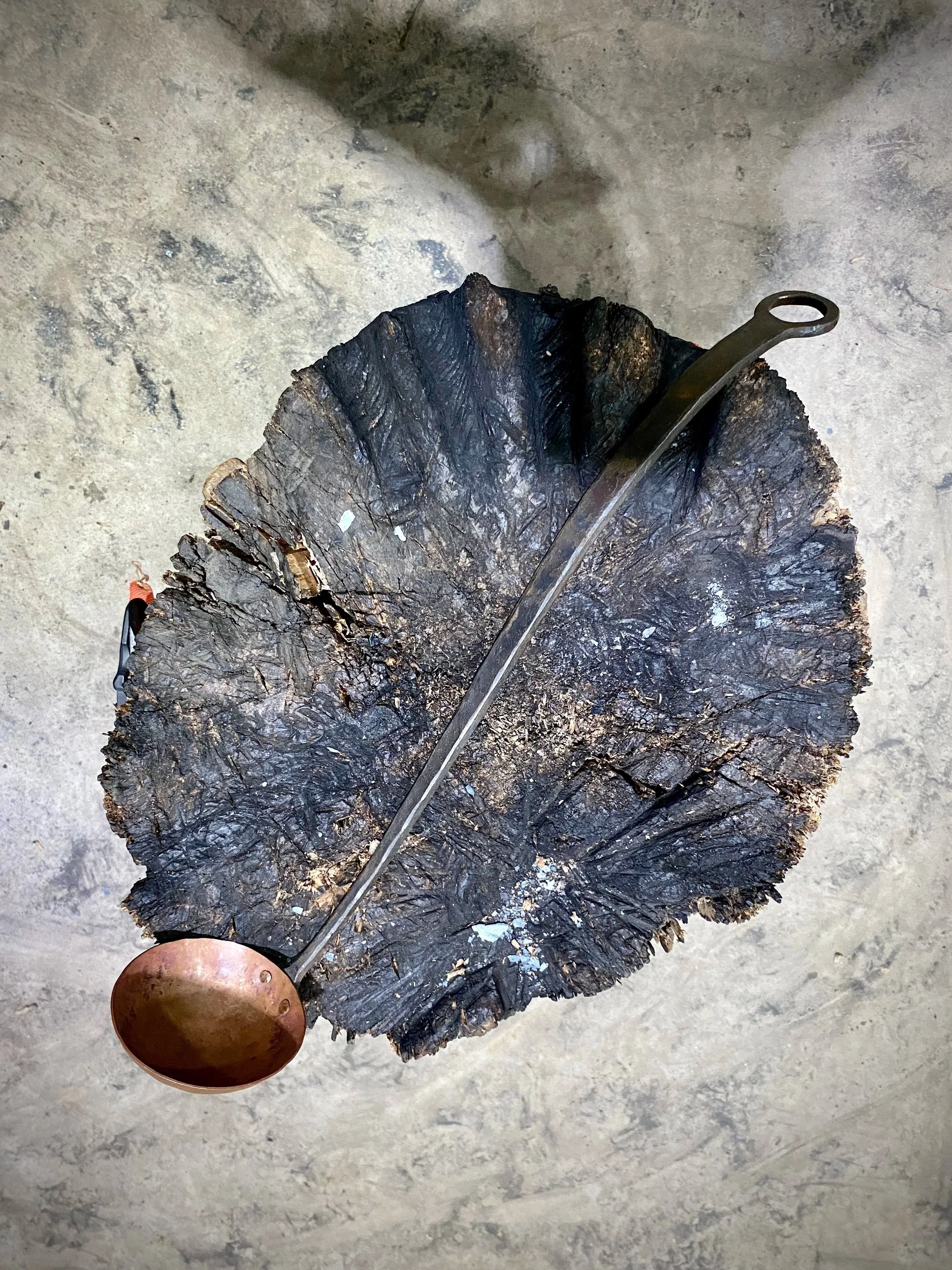 Copper and Steel Ladle