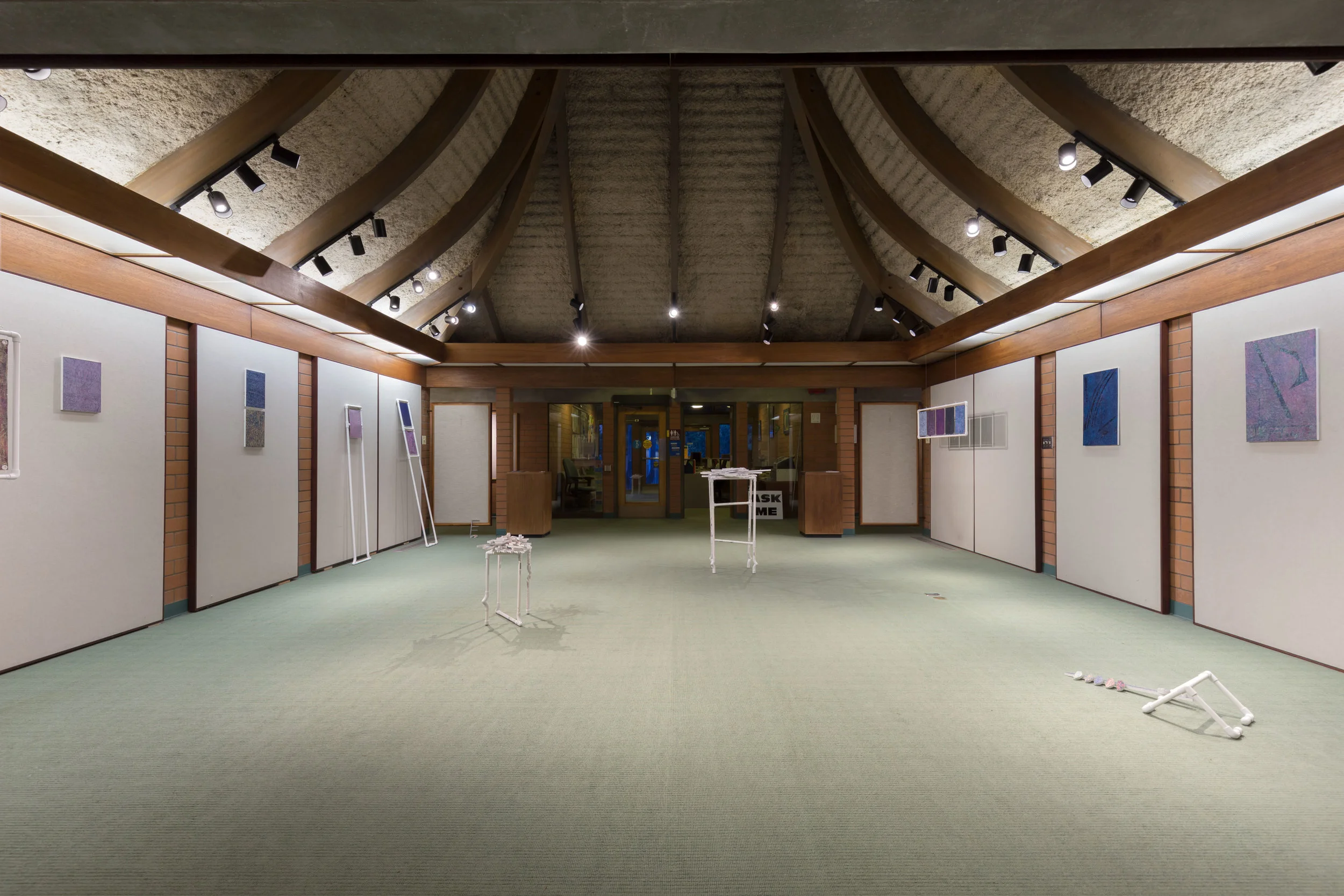 Install View of Fields of Irisarri, Shoreline Community College, 2017