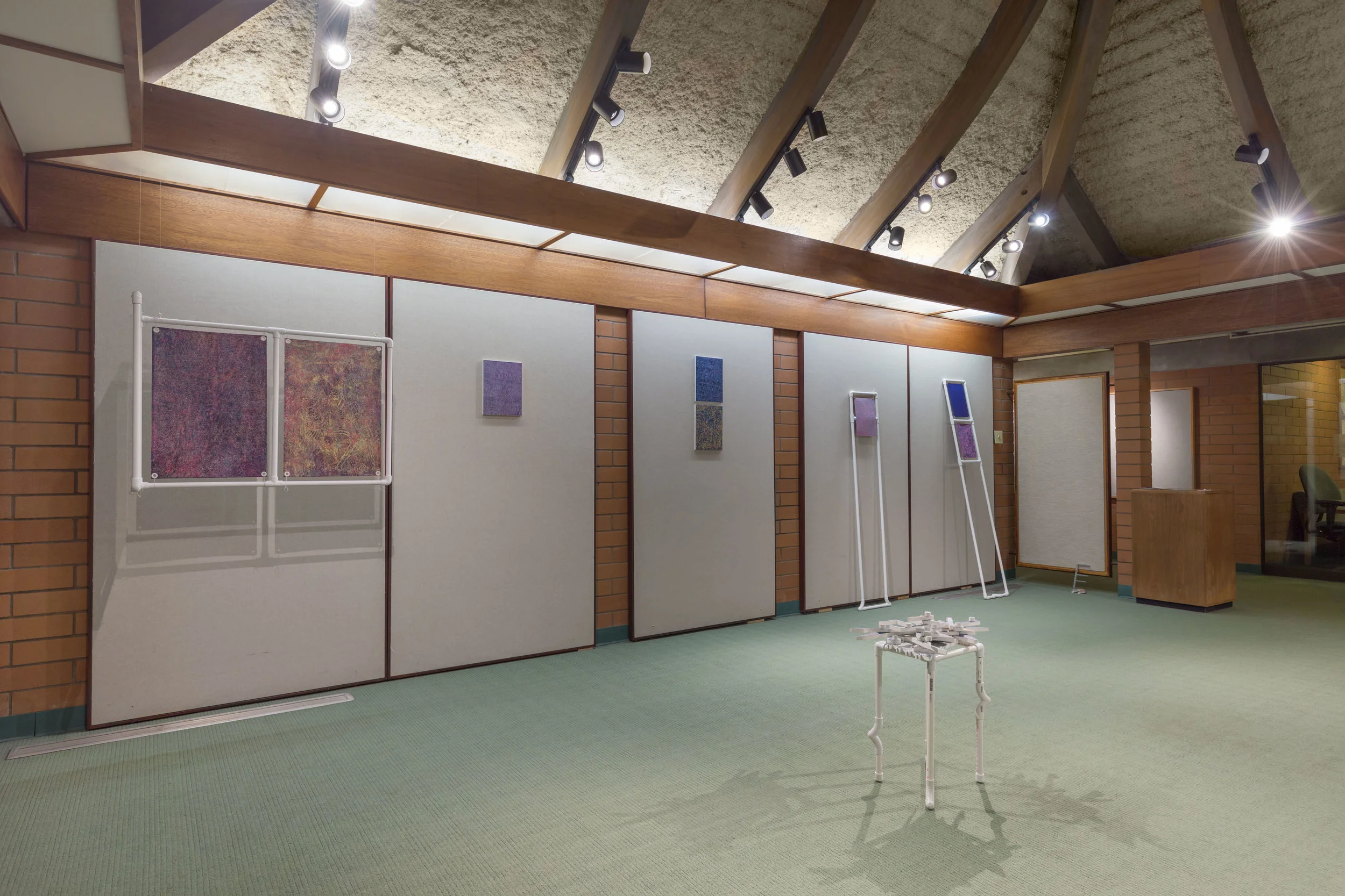 Install View of Fields of Irisarri, Shoreline Community College, 2017