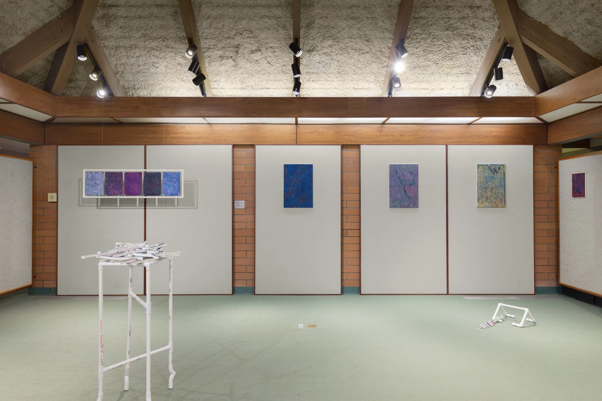 Install View of Fields of Irisarri, Shoreline Community College, 2017