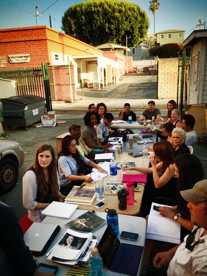 Nothing like the first table read for "The lady of Shalott" - 2 welsh dialects, 12 yorkshire accents, 1 glasgow, 1 rawandan, and lots of fun!!!! 