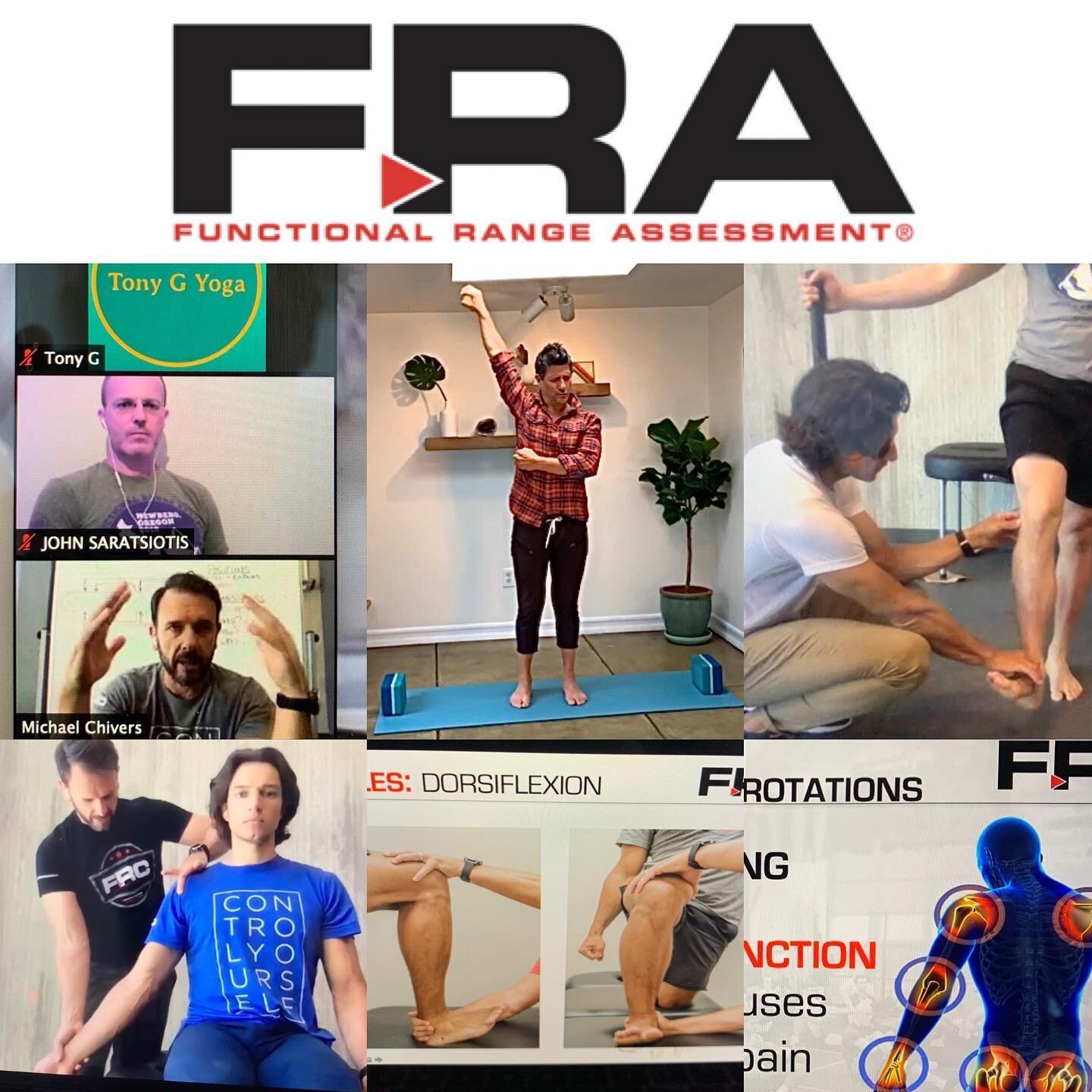 I feel very blessed to have been able to spend the weekend studying and learning from my friends at @kinstretch. This is my 3rd course with them called FRA (Functional Range Assessment) and once again they did such a brilliant job delivering some pre