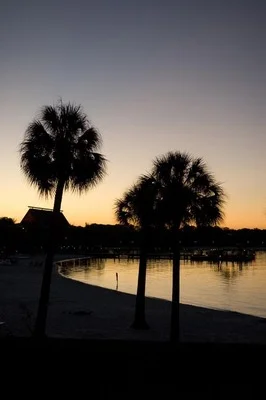 The ceremony was held at a rocky point that sticks out into the lake....