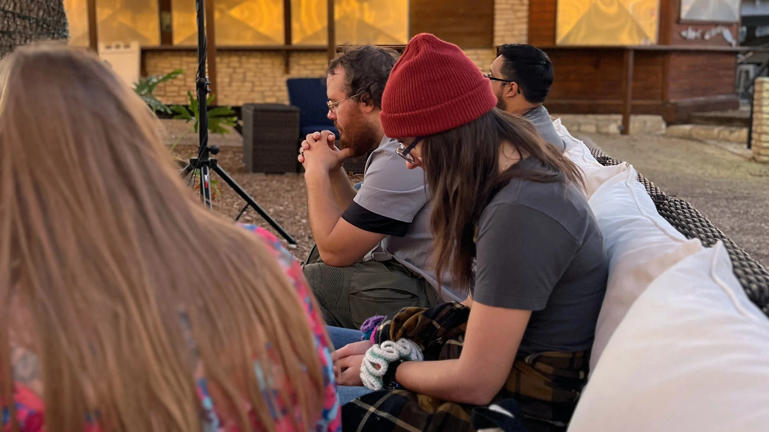 Young Adults Pop Up Prayer