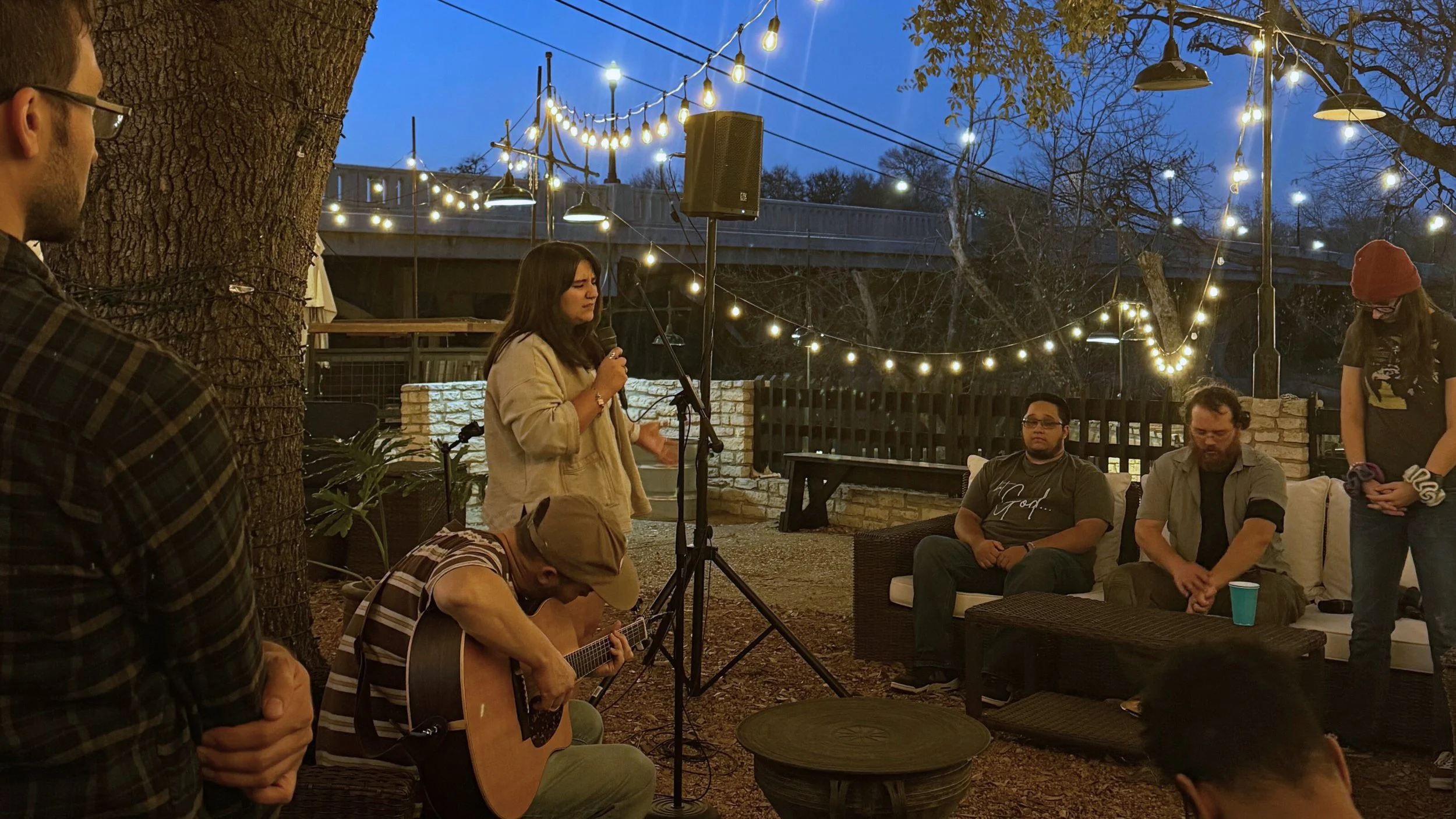 Young Adults Pop Up Prayer