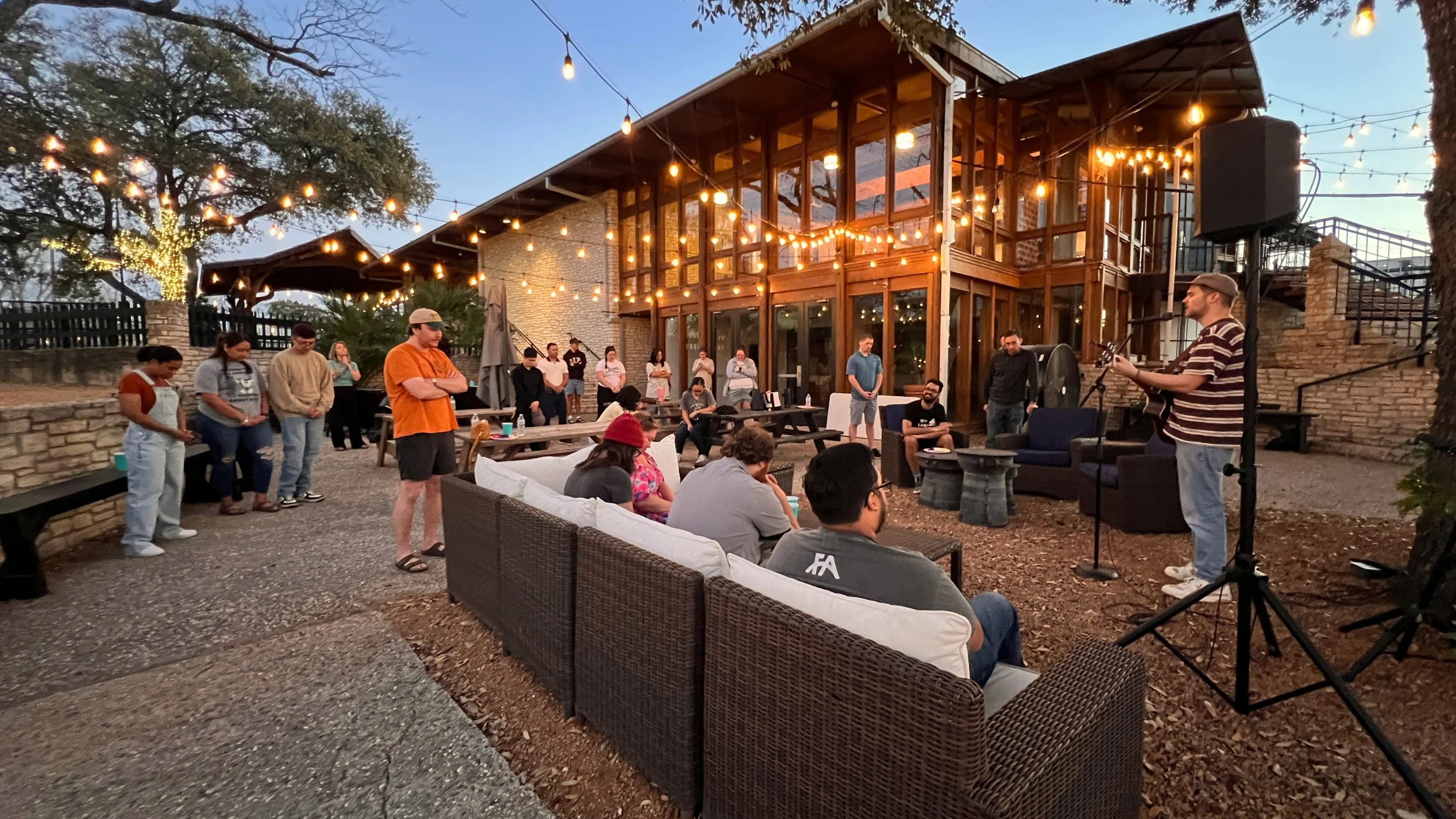 Young Adults Pop Up Prayer