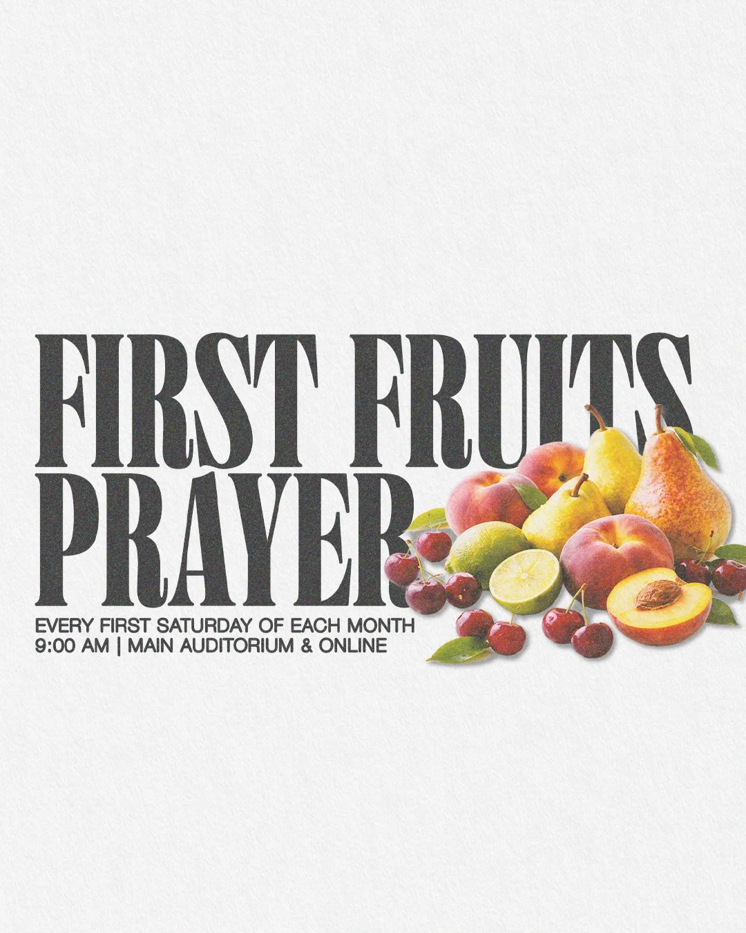 First Fruits Prayer