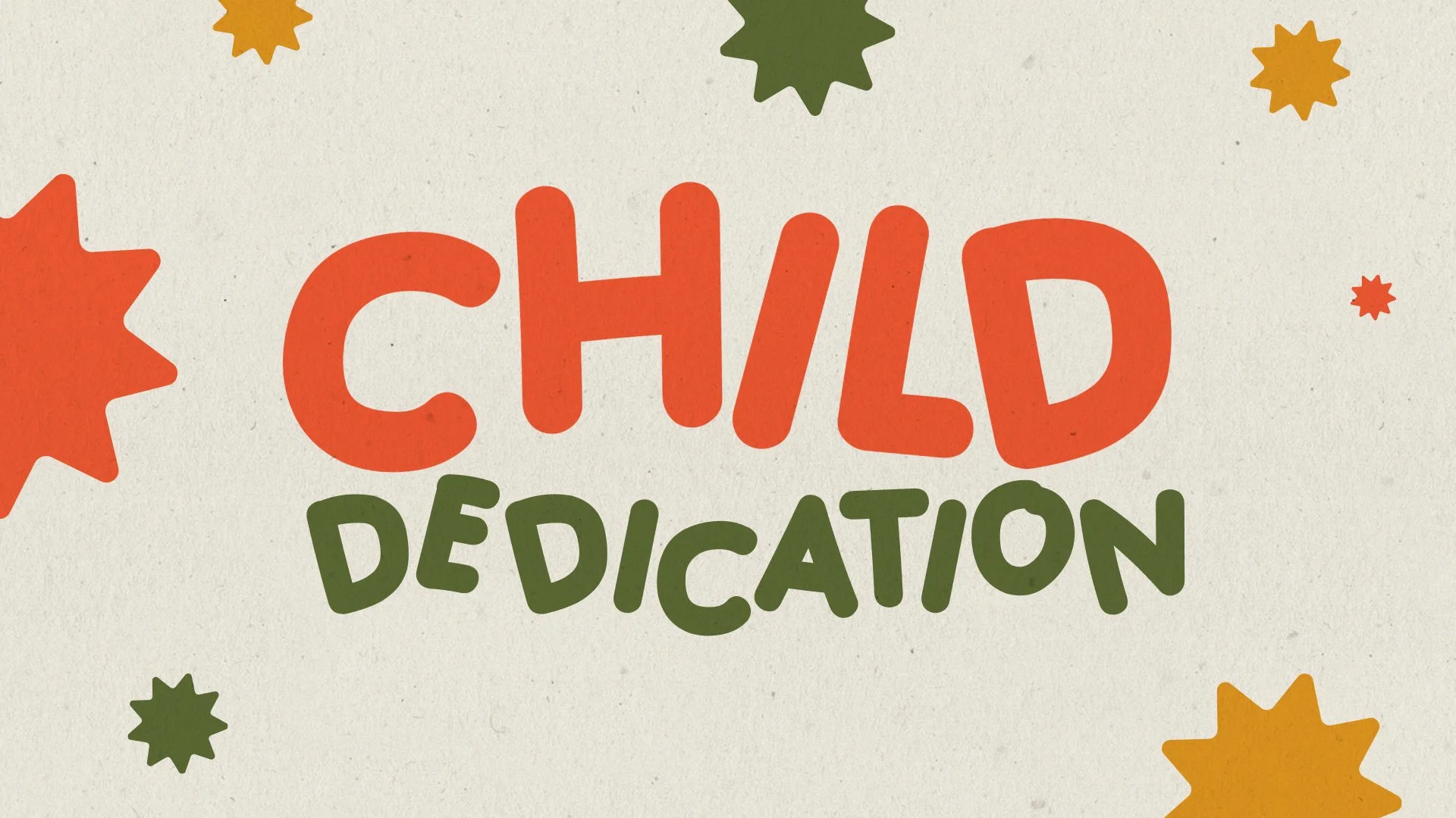 Child Dedication